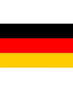 Bandera de Interior para protocolo: Alemania 90x150cm