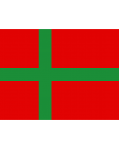 Flagge: Large Denmark Bornholm | Unofficial flag of Bornholm  Denmark  |  Querformat Fahne | 1.35m² | 100x130cm 