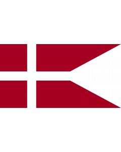 Flagge: Large Naval Ensign of Denmark  |  Querformat Fahne | 1.35m² | 85x160cm 