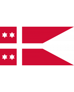 Flagge: Large Naval Rank Denmark Admiral  |  Querformat Fahne | 1.35m² | 85x160cm 
