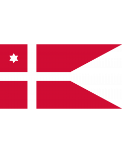 Flagge: Large Naval Rank Denmark Flotilla Admiral  |  Querformat Fahne | 1.35m² | 85x160cm 