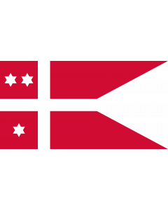 Flagge: Large Naval Rank Denmark Vice Admiral  |  Querformat Fahne | 1.35m² | 85x160cm 