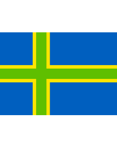 Flag: Vendsyssel |  landscape flag | 1.35m² | 14.5sqft | 90x150cm | 3x5ft 