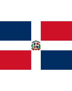 Flag: Dominican Republic |  landscape flag | 0.06m² | 0.65sqft | 20x30cm | 8x12in 