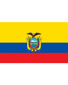 Flag: Ecuador |  landscape flag | 2.4m² | 26sqft | 120x200cm | 4x7ft 