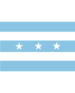 Bandera: Província Guayas |  bandera paisaje | 1.35m² | 90x150cm 