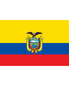 Indoor-Flag: Ecuador 90x150cm