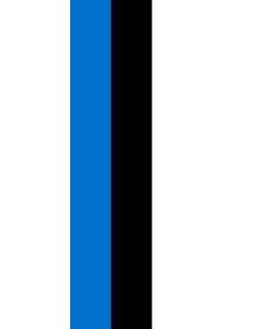Bandera: Bandera vertical con manga cerrada para potencia Estonia |  bandera vertical | 6m² | 400x150cm 