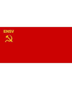 Flag: Estonian SSR 1940-1953 |  landscape flag | 2.16m² | 23sqft | 100x200cm | 40x80inch 