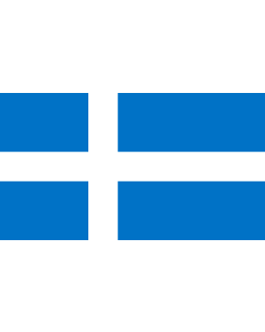 Bandera de  Et-Parnu | Pärnu, EstoniaPANTONE 300CV + white |  bandera horizontal | 2.16m² | 120x180cm 