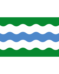 Flag: Kambja Parish, Tartu County, Estonia |  landscape flag | 1.35m² | 14.5sqft | 90x150cm | 3x5ft 