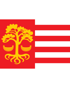 Bandera de  Loksa | Loksa lipp |  bandera horizontal | 1.35m² | 90x150cm 