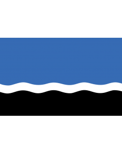 Drapeau: Mustvee | Mustvee lipp |  drapeau paysage | 2.16m² | 120x180cm 
