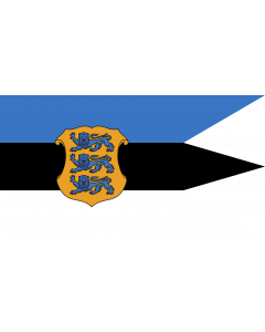 Flag: Naval Ensign of Estonia |  landscape flag | 2.16m² | 23sqft | 110x200cm | 40x80inch 