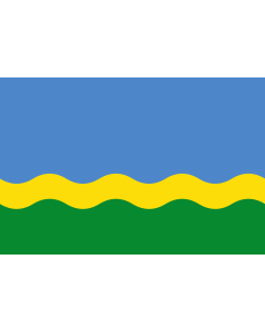 Flagge: XL Orava Parish, Põlva County, Estonia  |  Querformat Fahne | 2.16m² | 120x180cm 