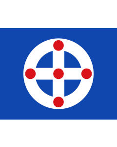 Flag: Pirita district of Tallinn, Estonia |  landscape flag | 1.35m² | 14.5sqft | 100x130cm | 40x50inch 