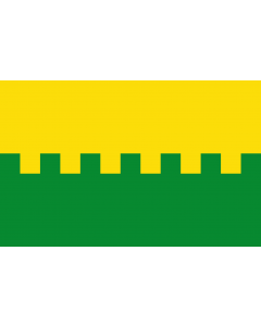 Drapeau: Saue | Saue town, Estonia |  drapeau paysage | 0.06m² | 20x30cm 