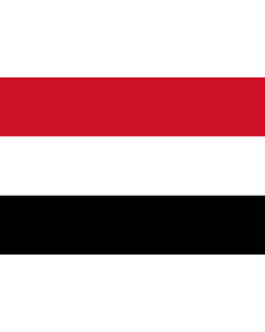 Flag: Civil flag of Egypt  without the eagle |  landscape flag | 1.35m² | 14.5sqft | 90x150cm | 3x5ft 