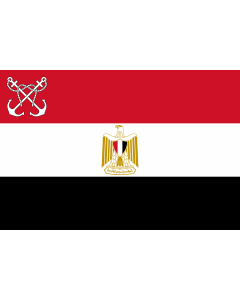 Bandiera: Naval Ensign of Egypt |  bandiera paesaggio | 2.16m² | 120x180cm 