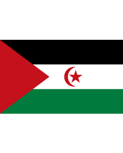 Table-Flag / Desk-Flag: Western Sahara 15x25cm