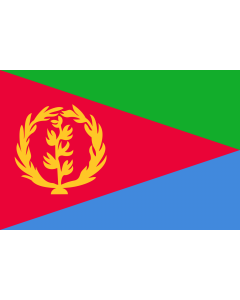 Bandiera: Eritrea |  bandiera paesaggio | 2.16m² | 120x180cm 