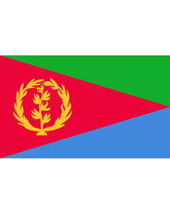 Flag: Eritrea |  landscape flag | 1.35m² | 14.5sqft | 90x150cm | 3x5ft 