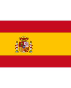 Flag: Spain |  landscape flag | 0.24m² | 2.5sqft | 40x60cm | 1.3x2foot 