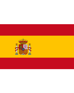Flagge: XXL+ Spaniens  |  Querformat Fahne | 3.75m² | 150x250cm 