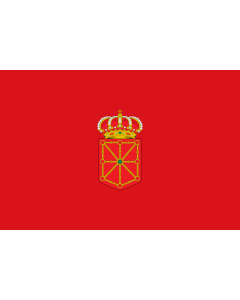 Flag: Navarre |  landscape flag | 0.96m² | 10sqft | 80x120cm | 2.5x4ft 