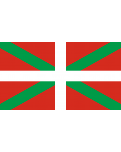 Flag: Basque Country |  landscape flag | 0.06m² | 0.65sqft | 20x30cm | 8x12in 