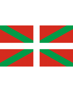 Indoor-Flag: Basque Country 90x150cm