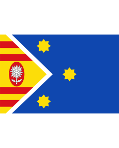 Bandera de  Aísa |  bandera horizontal | 1.35m² | 90x150cm 