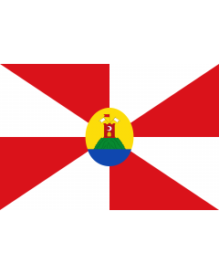 Flag: Abanto | Abanto  Aragón |  landscape flag | 1.35m² | 14.5sqft | 90x150cm | 3x5ft 