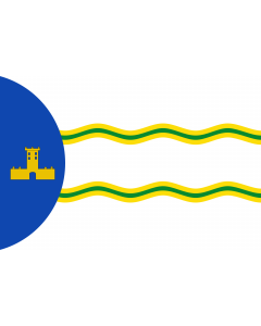 Flag: Abejuela | Abejuela  Teruel |  landscape flag | 1.35m² | 14.5sqft | 90x150cm | 3x5ft 