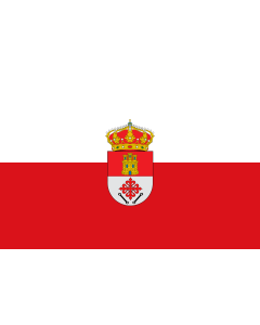 Flag: Abenójar, in Ciudad Real province, Spain |  landscape flag | 0.06m² | 0.65sqft | 20x30cm | 8x12in 