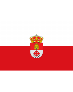 Flagge:  Abenójar Spain | Abenójar, in Ciudad Real province, Spain | Rectangular  |  Querformat Fahne | 0.06m² | 20x30cm 