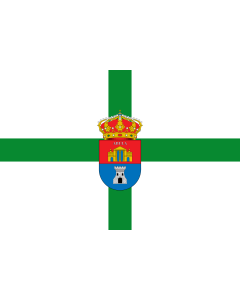 Bandera de  Municipio de Abla  Almería - España Según la descripción Paño rectangular de color blanco |  bandera horizontal | 1.35m² | 90x150cm 