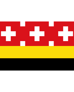 Flag: Aiguafreda  Barcelona, Catalonia, Spain |  landscape flag | 1.35m² | 14.5sqft | 90x150cm | 3x5ft 