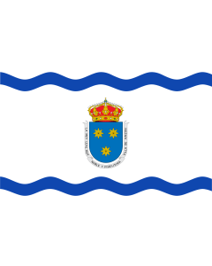 Bandera de  Ainzón, Zaragoza, España |  bandera horizontal | 1.35m² | 90x150cm 