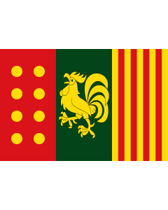 Flag: D Aitona | Apaisada | Apaïsada |  landscape flag | 1.35m² | 14.5sqft | 90x150cm | 3x5ft 