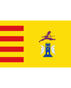 Flag: Alacón |  landscape flag | 1.35m² | 14.5sqft | 90x150cm | 3x5ft 