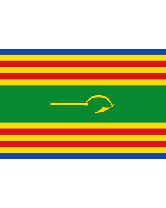 Bandera de  Aladrén-Zaragoza |  bandera horizontal | 1.35m² | 90x150cm 
