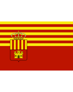 Flag: Alagón |  landscape flag | 1.35m² | 14.5sqft | 90x150cm | 3x5ft 