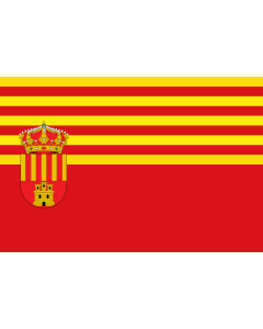 Flag: Alagón-Zaragoza-Spain |  landscape flag | 2.16m² | 23sqft | 120x180cm | 4x6ft 