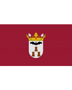 Bandera: Un lienzo rojo carmesí, dimensiones 90 155 cm |  bandera paisaje | 2.16m² | 120x180cm 