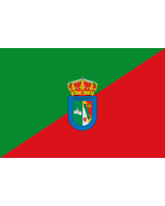 Flag: Alboloduy  Almería province - Spain |  landscape flag | 1.35m² | 14.5sqft | 90x150cm | 3x5ft 