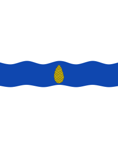 Bandera de  Alcalá de Gurrea, Huesca, España |  bandera horizontal | 2.16m² | 120x180cm 