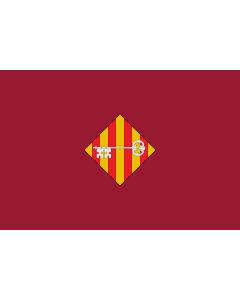 Flag: Alcira  Alzira , in Valencia province, Spain |  landscape flag | 2.16m² | 23sqft | 120x180cm | 4x6ft 