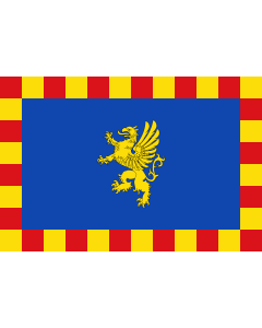Flag: Alfajarín-Zaragoza-Spain |  landscape flag | 1.35m² | 14.5sqft | 90x150cm | 3x5ft 