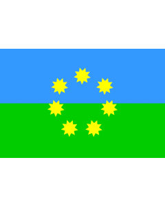 Bandera de  Alfoz de Lloredo Spain |  bandera horizontal | 1.35m² | 90x150cm 